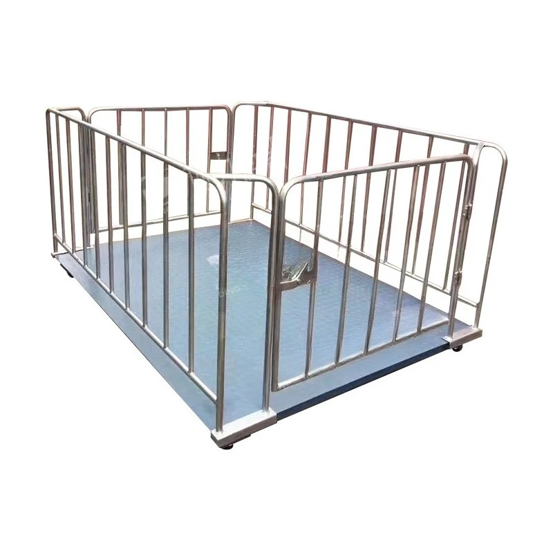 

Farm Weighing Small Fence Platform Scale Cattle and Sheep Livestock