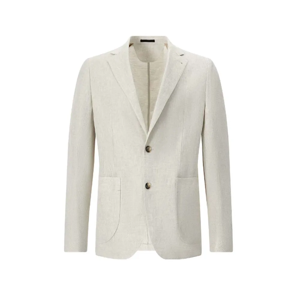 men suit Men's linen summer lightweight jacket, a simple and fashionable blazer