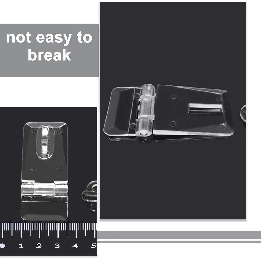 12Sets Lock Sluiting Box Accessoires Sieraden Hasp Klink Transparante Gesp voor Kleine Kast Retro Houten Doos Decoratieve Sluiting