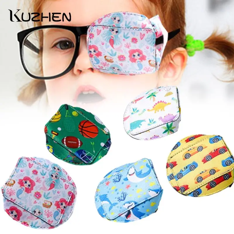 1Pcs Cute Kids Strabismus Treatment Vision Care Children Health Care Kids Child Occlusion Medical Lazy Eye Patch Eyeshade