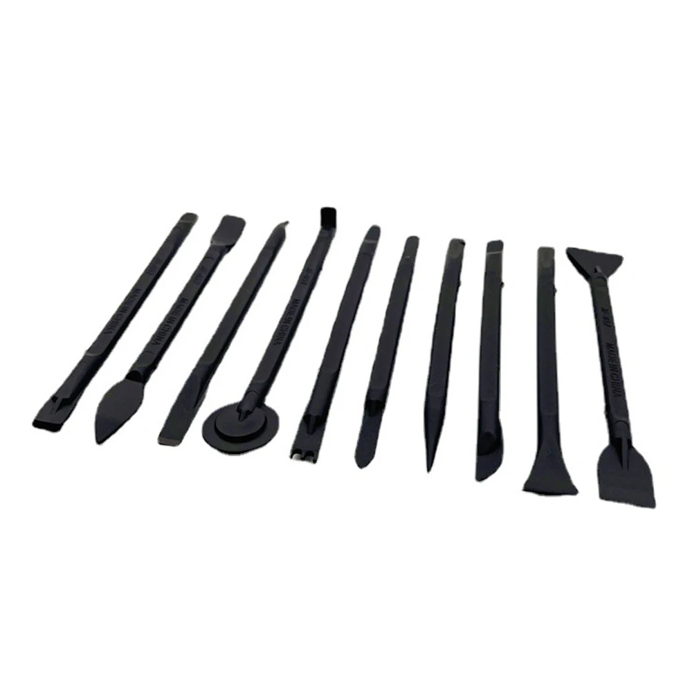 10pcs Carbon Fiber Pry Bar Mobile Phone Repair Tool Kit Removal Crowbar  Disassembly Spudger Plastic Disassemble Crowbar Pry