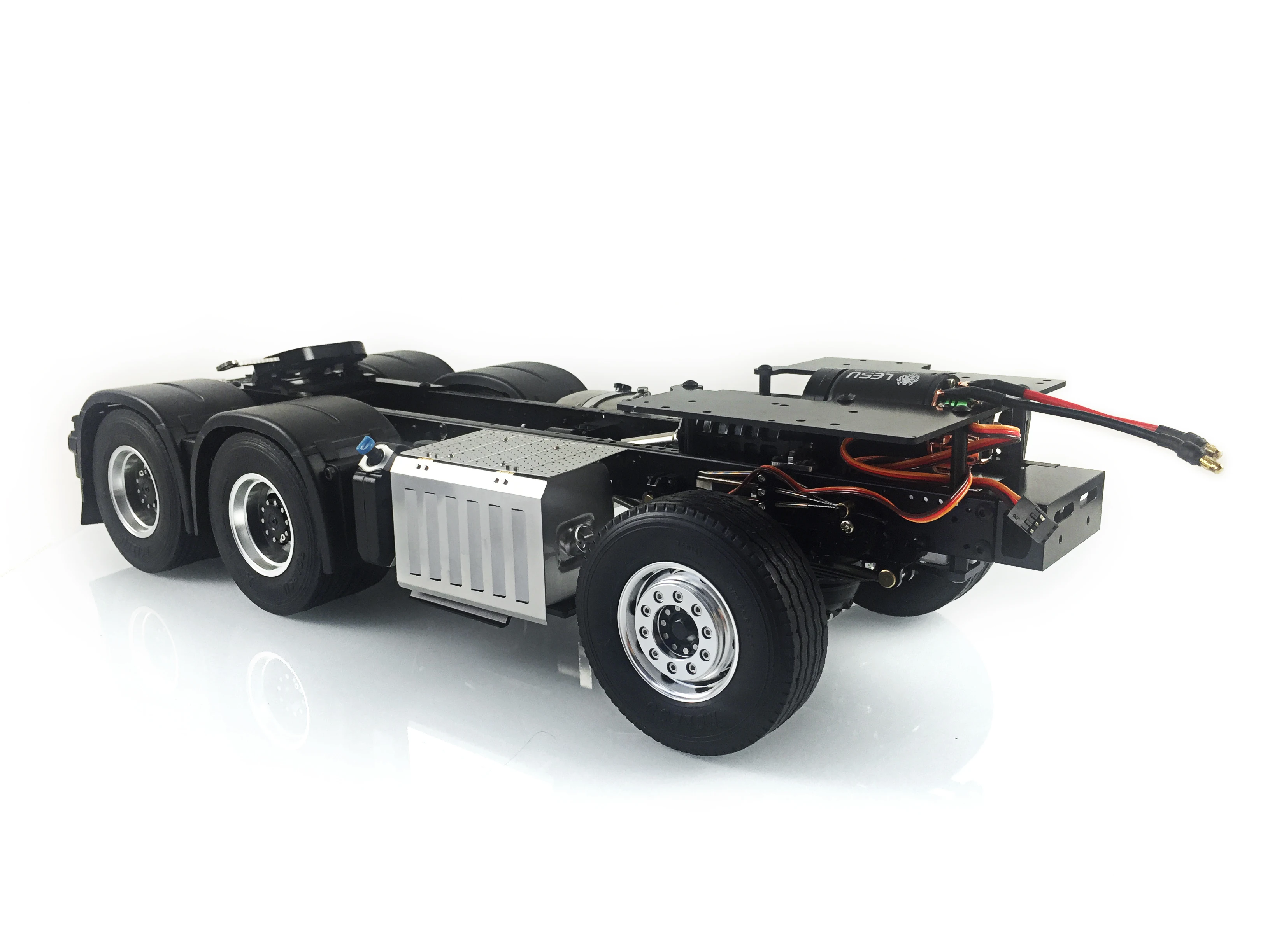 LESU 1/14 Camion Elettrico 6X6 Telaio In Metallo Motore Servo per Tamiyay Arocs 3363 RC Trattore Giocattoli di Controllo Remoto Th16843-Smt3