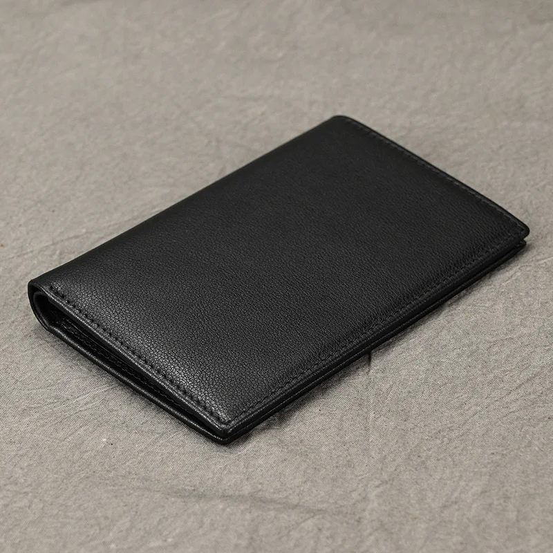 

High Quality Passport Holder Travel Wallet Genuine Leather Men Women Card Holder Retro Fashion Man's Passport Purse Wallets