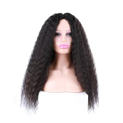 Long Curly Synthetic Wig Highlight Curly Synthetic Hair Scalp Wig Afro Curly Wigs for Women Black Curly Synthetic Wig Puffy Hair