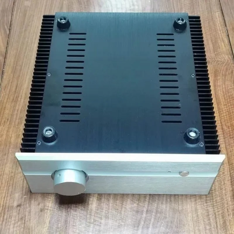 For 258 Radiator Small Armor Power Amplifier  High Power Split Rear Stage All Aluminum Gold Chassis Power Isolation Shell