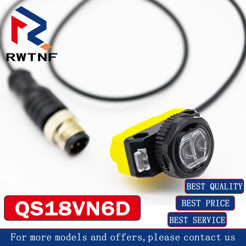 Совершенно новый оригинальный QS18VN6D Banner рассеянный фотоэлектрический переключатель NPN с расстоянием обнаружения 45 см, 100% оригинальный складской запас