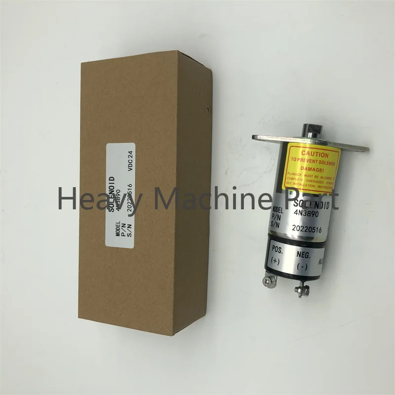 

4N-3890 4N3890 24 В Соленоид остановки Соленоид отключения топлива для деталей двигателя экскаватора 3306