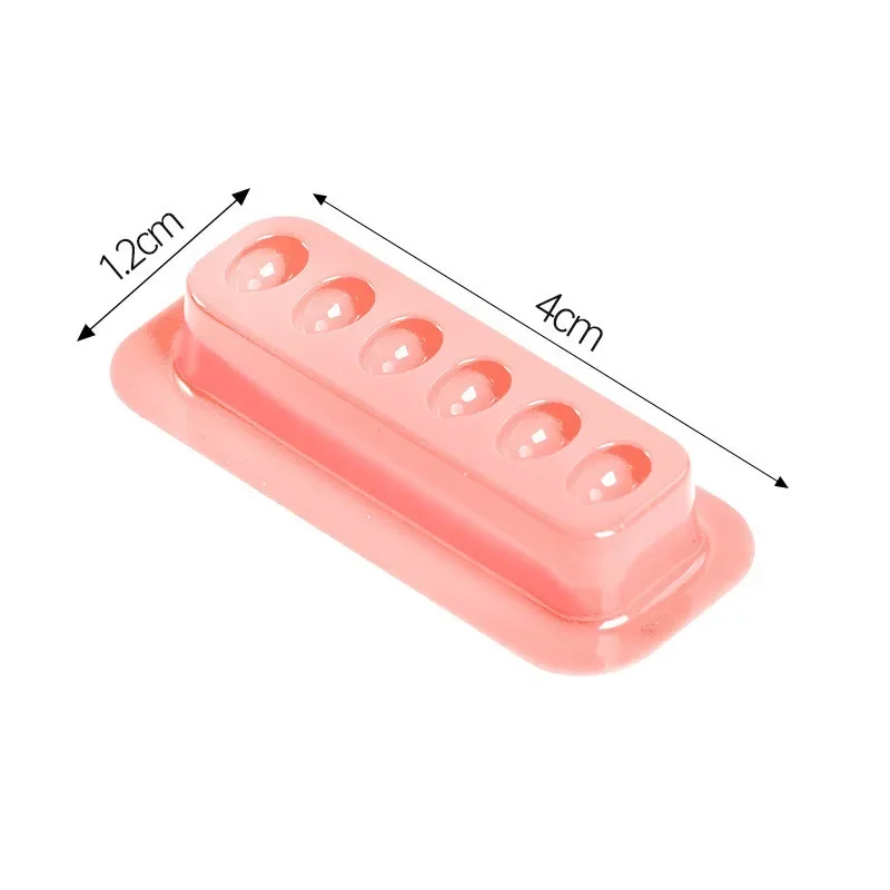 Bandeja de soporte de pegamento para pestañas de plástico, almohadillas de soporte adhesivo para extensión de pestañas, paleta de juntas de plástico en forma de tira, herramienta de ayuda para maquillaje, 100 Uds.