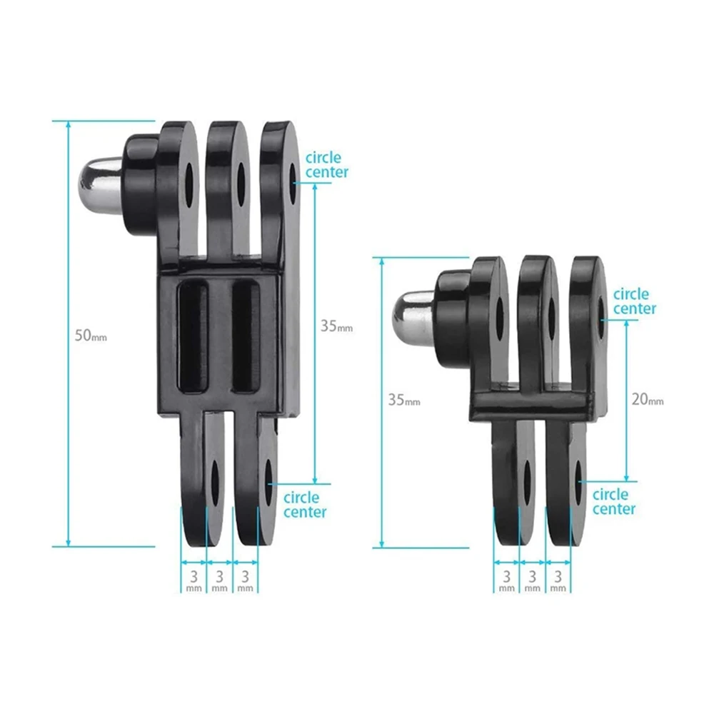 Long & Short Extension Pivot Arm Straight Connector For GoPro Hero 13 12 11 10 9 8 7 SJCAM Insta360 AKASO DJI Osmo Action Camera