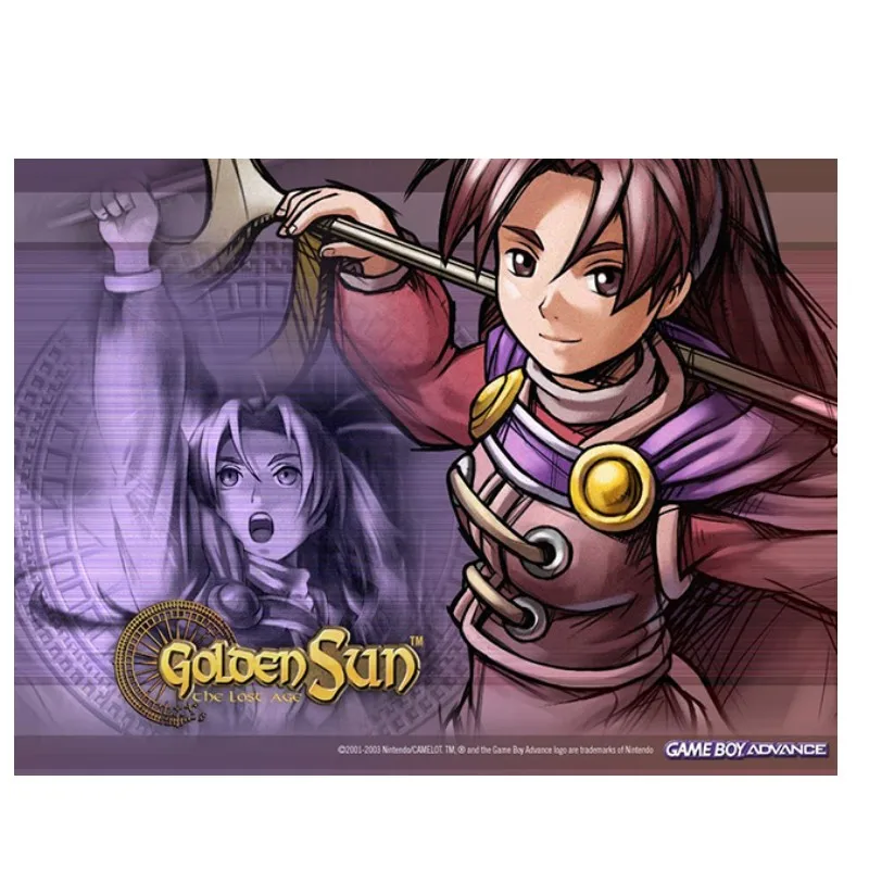 Golden Sun: Jenna Edition In GBA Flash Cart