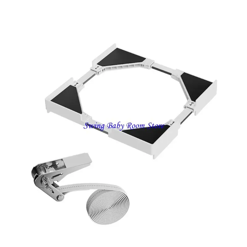 

K1AD Heavy Duty Plastic Adjustable Refrigerator Stand Reduce Noise Furniture Dryer