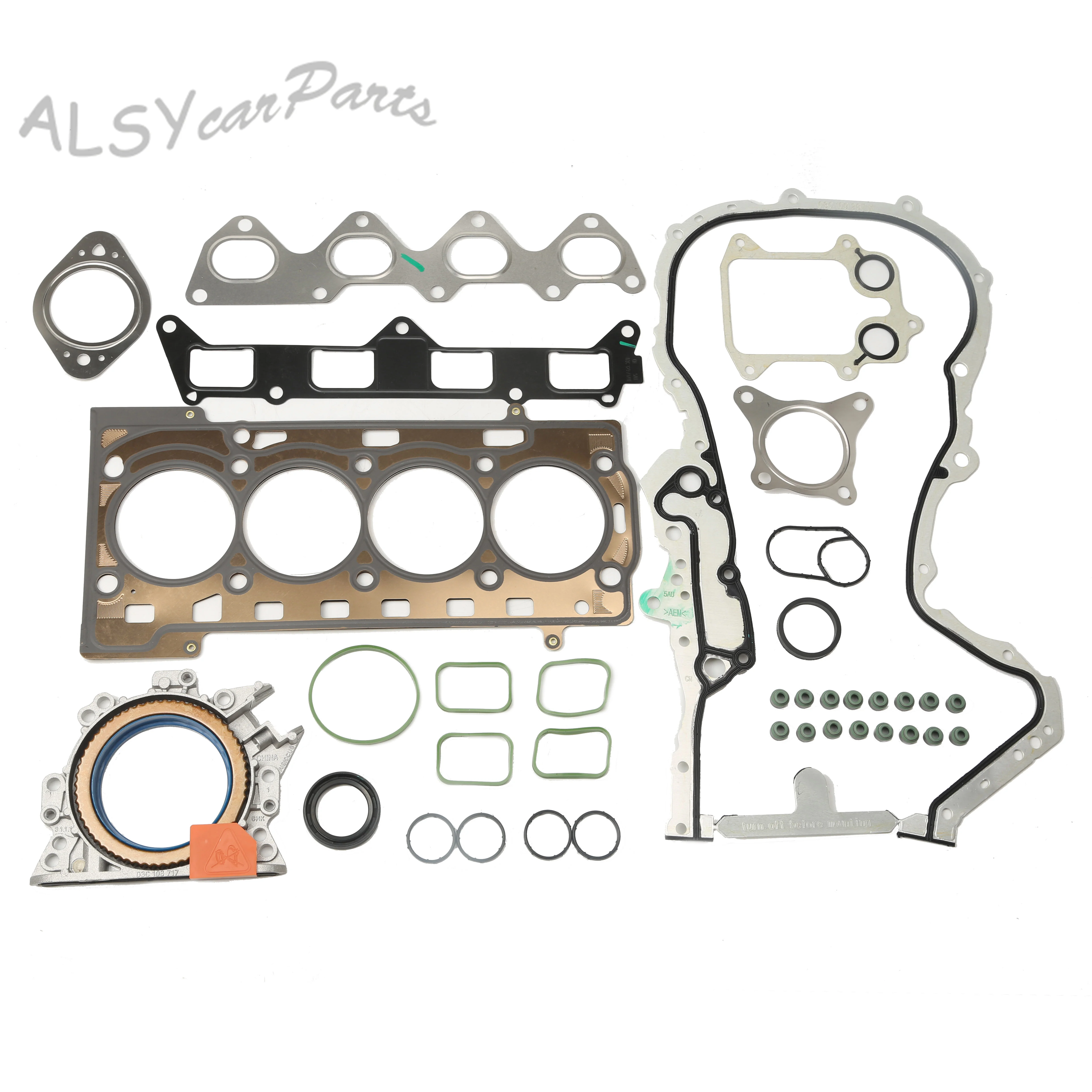 YMM  Engine Gaskets Seals Repair Overhaul Kit 038 103 085 E For Audi A1 VW Jetta Golf MK5 MK6 Passat B7 1.4TSI 036109675A