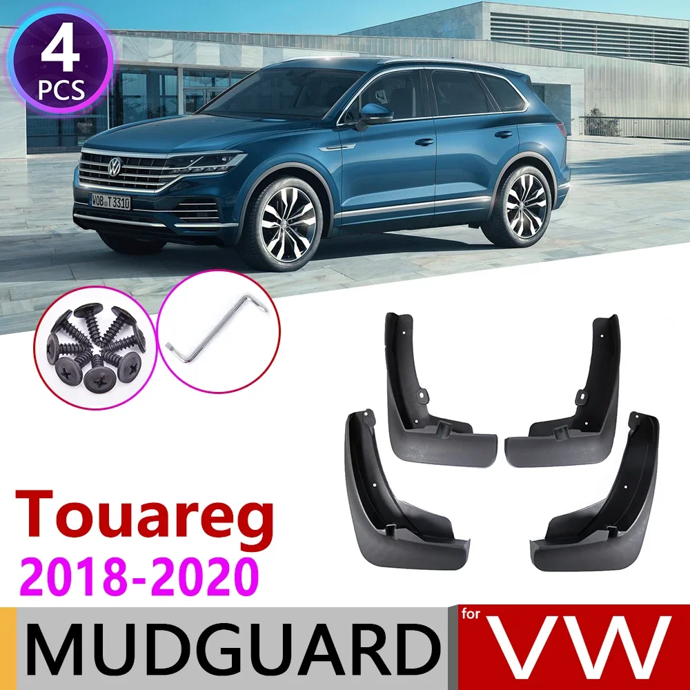 

Front Rear Car Mudflap for Volkswagen VW Touareg MK3 CR 2018 2019 2020 Fender Mud Guard Flaps Splash Flap Mudguards Accessories