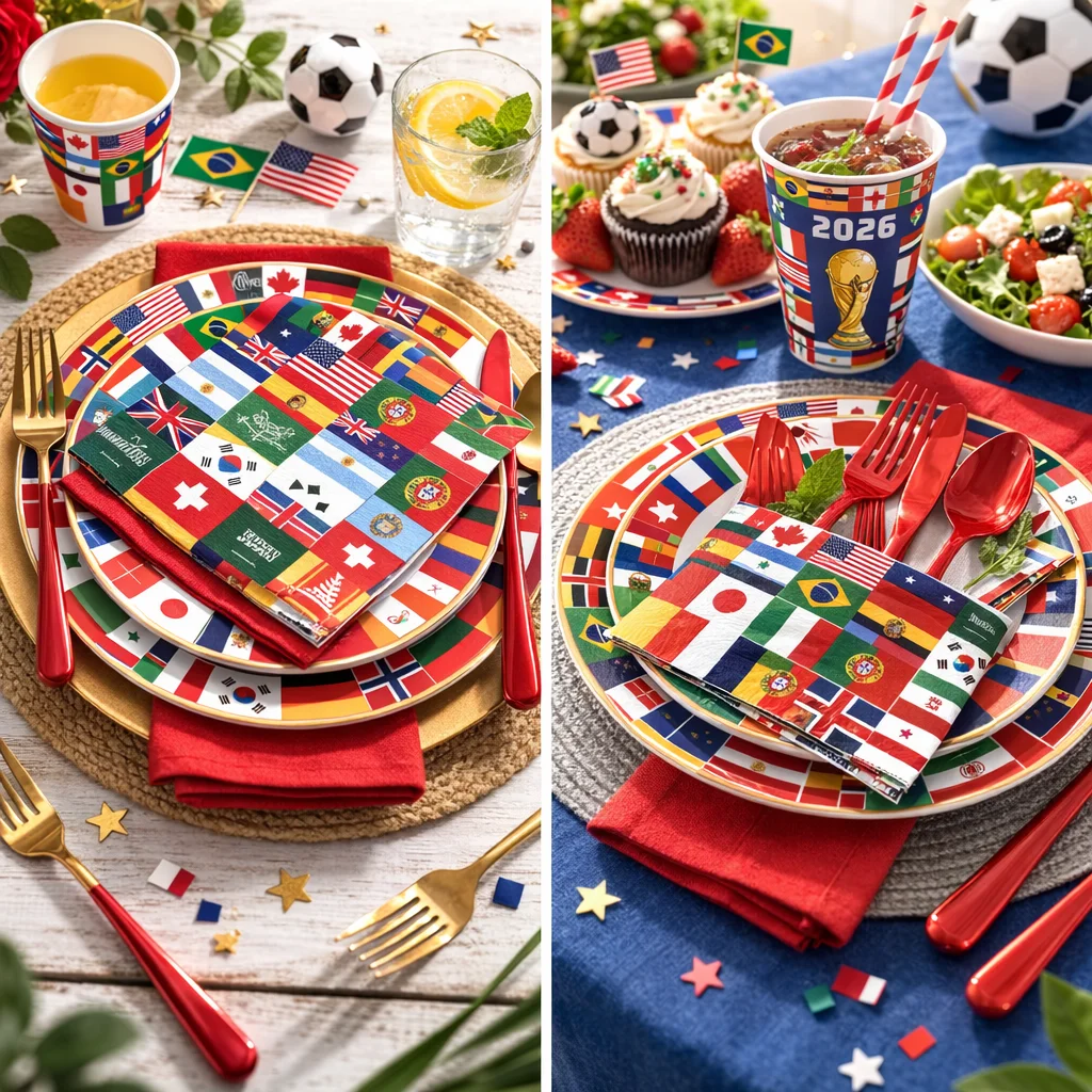 Football Party Napkins World Football 2026 Decorations Football Paper Napkins Birthday Party Table Decorations - view 5