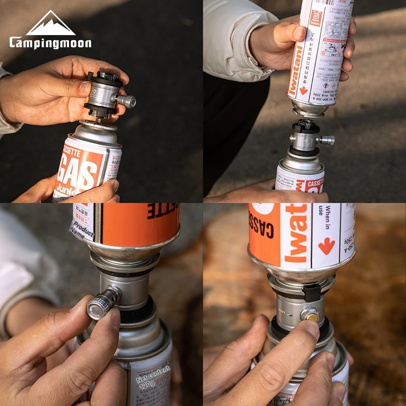 

Газовый вентиль CAMPINGMOON Z15-CB для картриджных баллонов, инструмент для кемпинга, клапан сброса давления