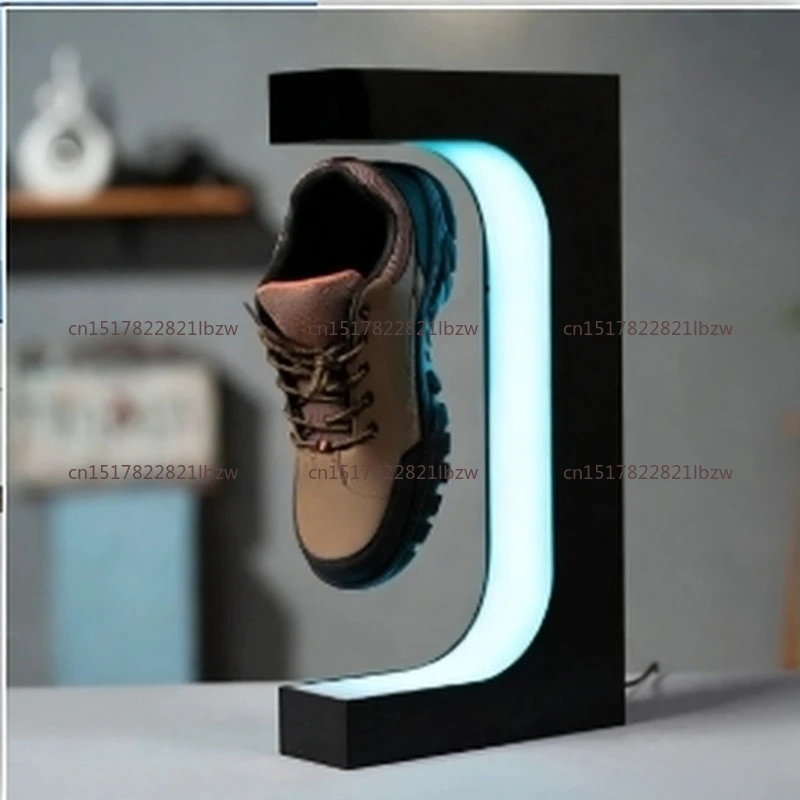 Magnetic levitation shoe rack display rack acrylic