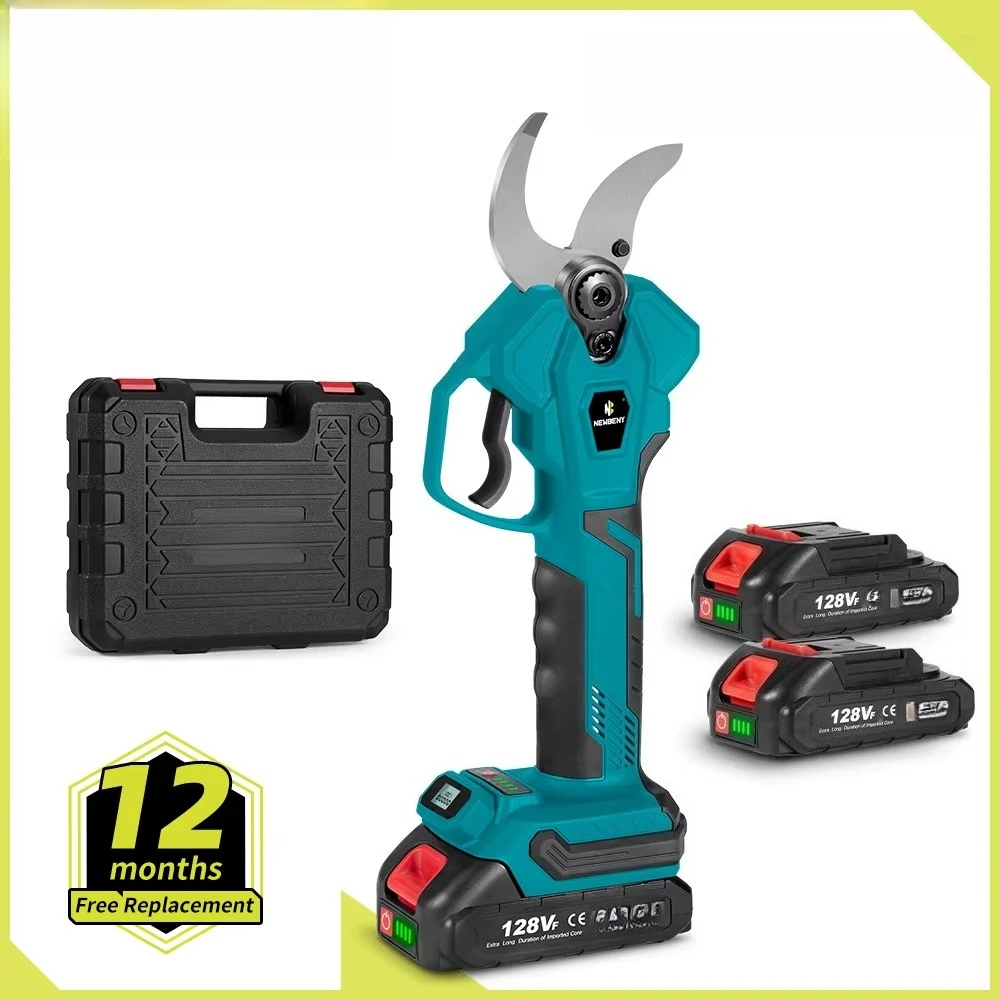 무선 레벨 4 기어 휴대용 브러시리스 리튬 전기 전정 가위 (마키타 배터리용 디지털 화면 디스플레이 포함)