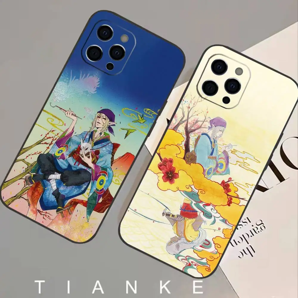 Аниме чехол для телефона M-Mononoke K-Kusuriuri, силиконовый, мягкий, для iPhone 17, 16, 15, 14, 13, 12, 11, XS, Plus, Pro Max.
