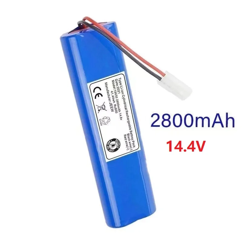 14.4V 2800mAh Robot Vacuum Cleaner Battery for Rowenta X-Plorer 75,S75,75S,RR7635WH,RR7647WH,RR7675WH,RR7687WH,RR8585WH,RR8587WH