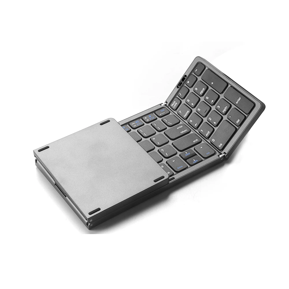 

Beyour Folding Bluetooth Wireless Keyboard Numeric Keypad Number Pad B089 Foldable Portable Keyboard for Windows Android ios mac