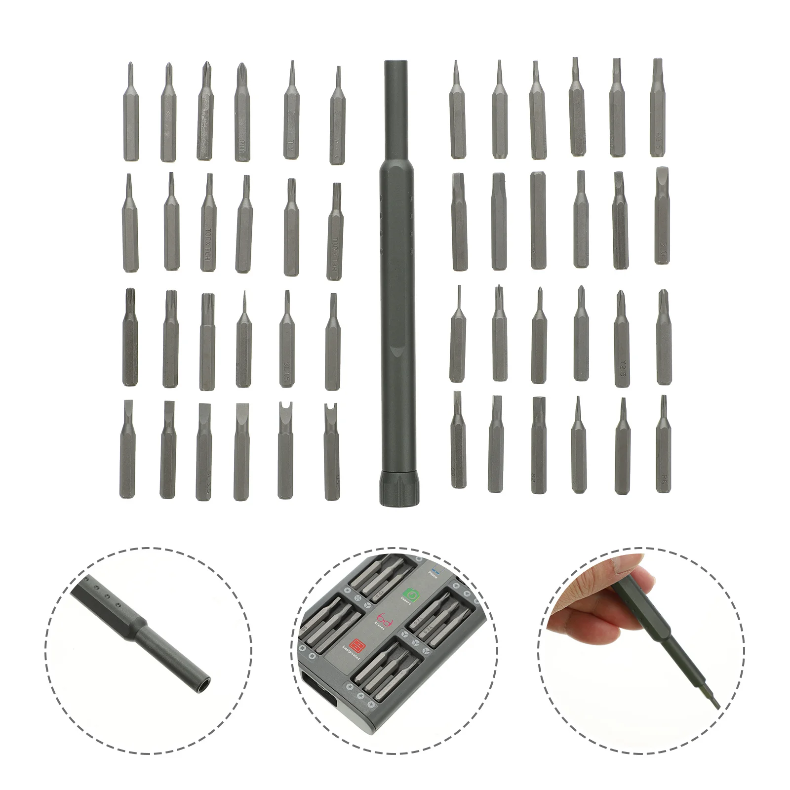 

1Set Screwdriver Repair Kit Multi-Functional Maintenance Tools Phone Pc Watch Electronics Disassembly Repairing Set