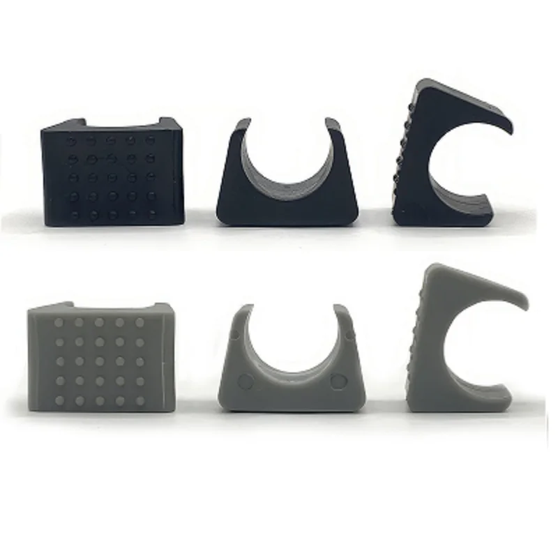 

10Pcs U-Type Non-Slip Office Chair Leg Pads Covers 19mm Tube Pipe Clamp Chair Leg Tip Protectors Feet Wrap Pads Floor Protection