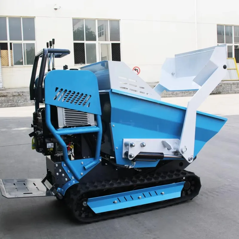 

High Quality Mini Hydraulic Electric Dumper 400 kg 500 kg 300 kg Electric Mini Crawler Dumper With CE
