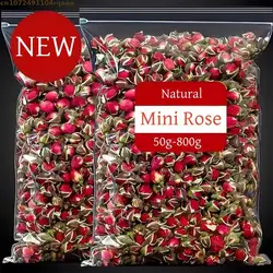 5 Types Top Natural Rose Buds For Aromatic Soap Candle Rose Dried Flowers Flavor Women's Perfume Tea Essence Making Materials