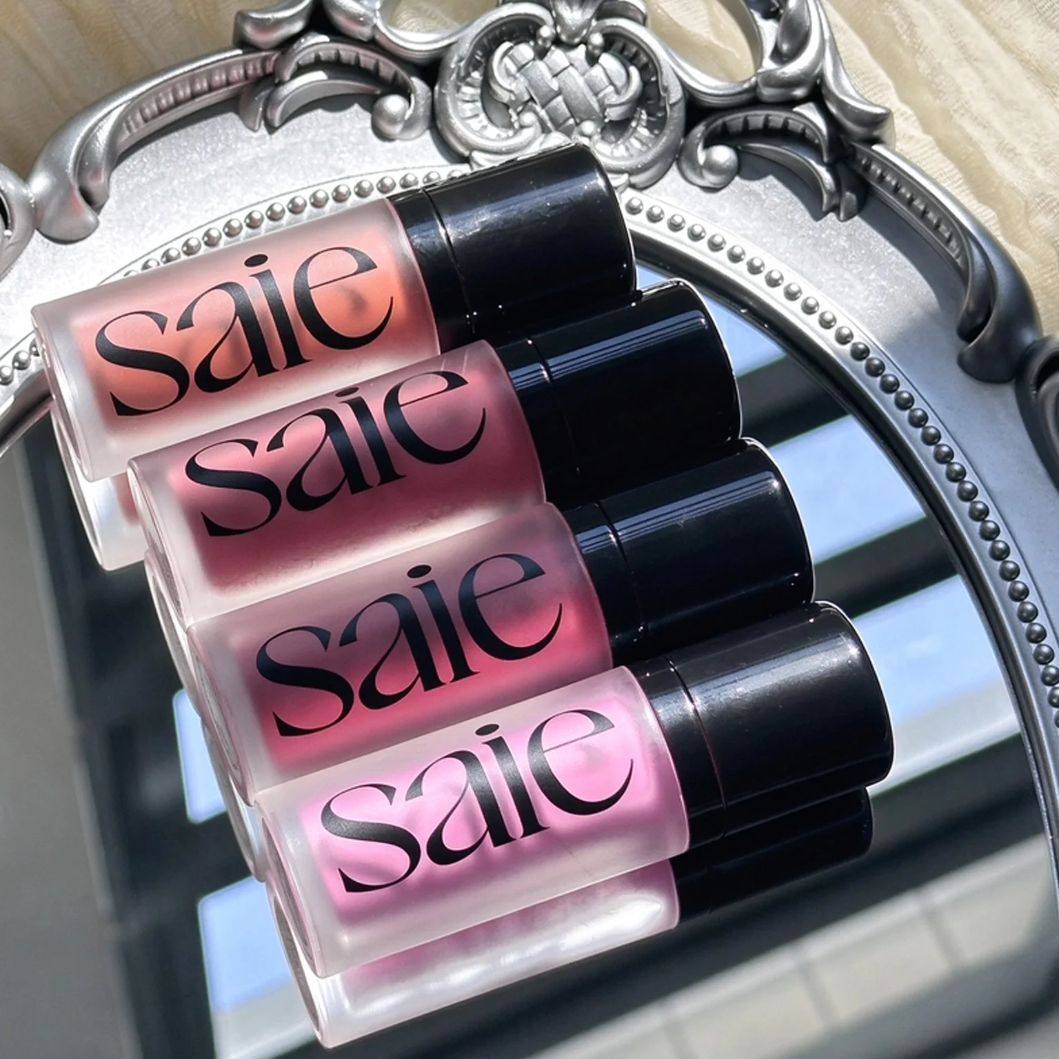Fashion Saie Moisturize Blendable Dewy Liquid Blush Buildable Luminous Multiuse Cheek Lip Tint Blush Suitable for All Skin Types