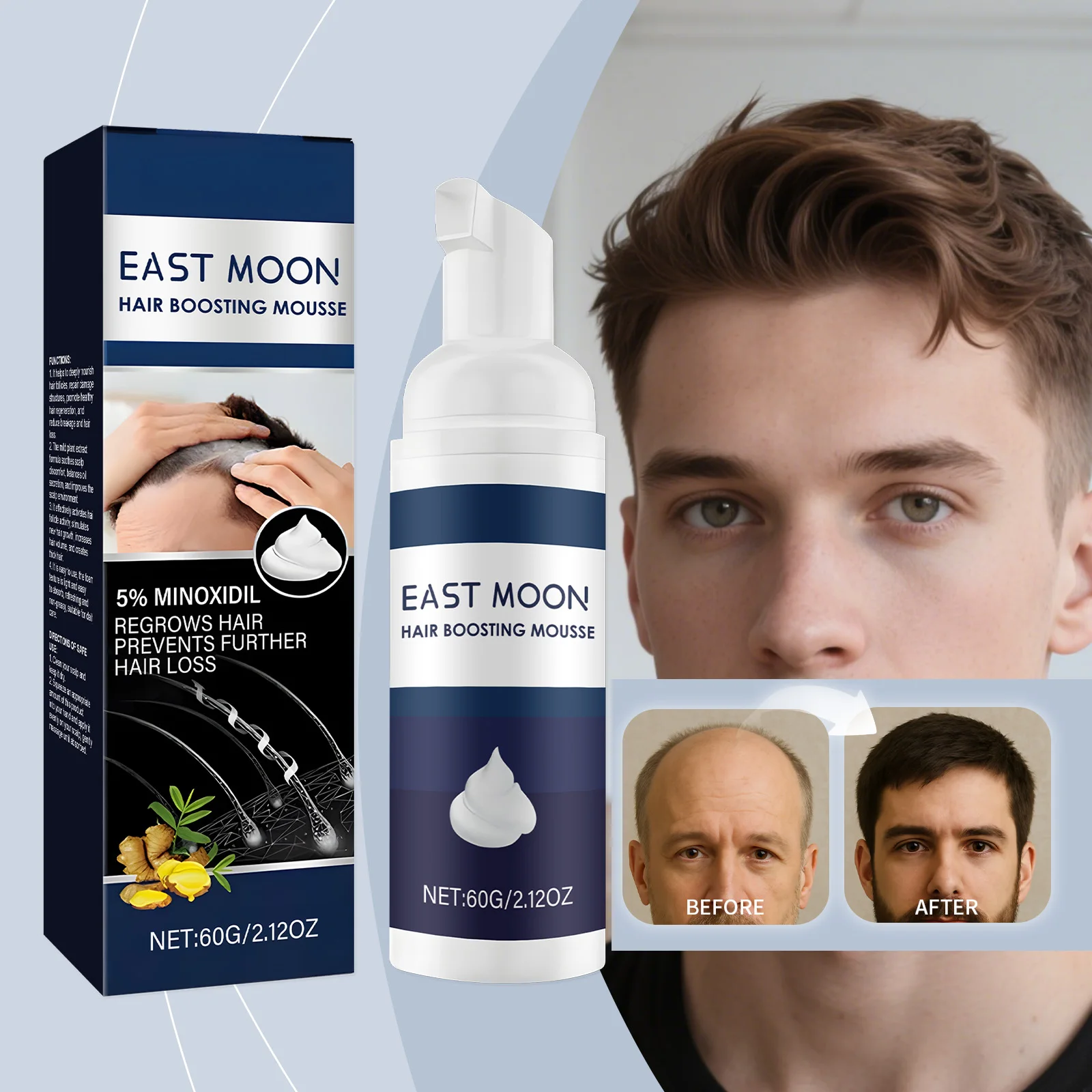 

Восточная луна, уход за корнем волос, мусс питает кожу головы, уход за кожей головы, увлажняет волосы, легко и нелипкий