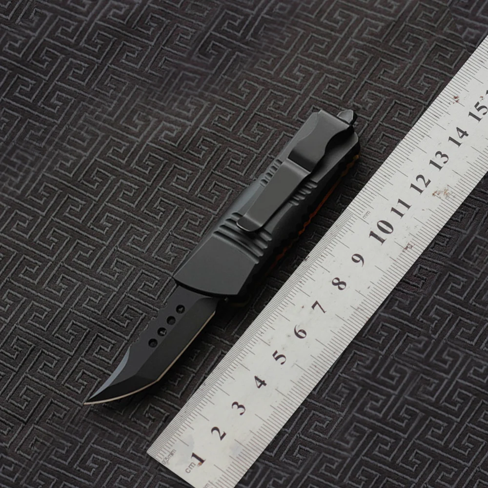 Мини-нож VESPA, лезвие: M390, 7075, алюминий + ручка PEI, походы, инструмент EDC для улицы