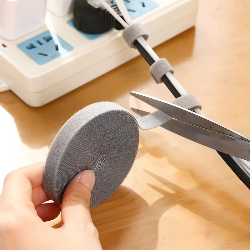 Data Cable Storage Special Velcro Cable Tie Organizer Computer Cable Tie Desktop Wire Routing Fixed Strap