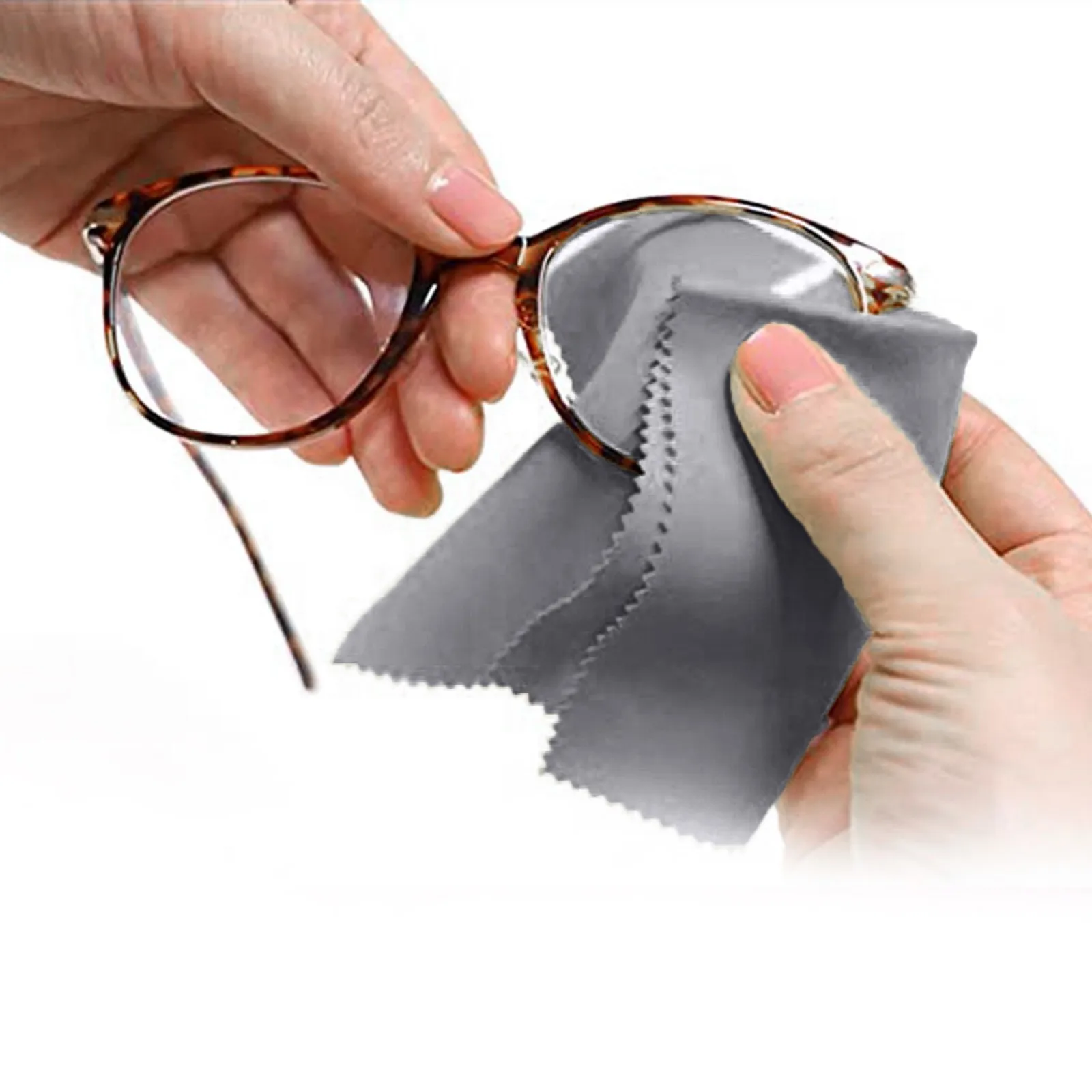 5/10PCS Microfiber Square Clean Cleaning Cloth Glasses Cleaner Cloth For For Phone Screen Camera Lens Glasses