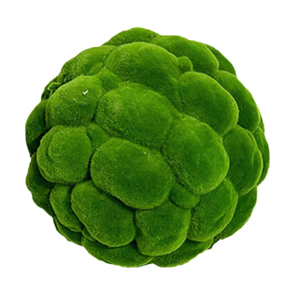 

Simulated Moss Ball Decoration Green Decorative Balls Indoor Planters Vivid Creative Practical Ornament Plastic Faux Moss