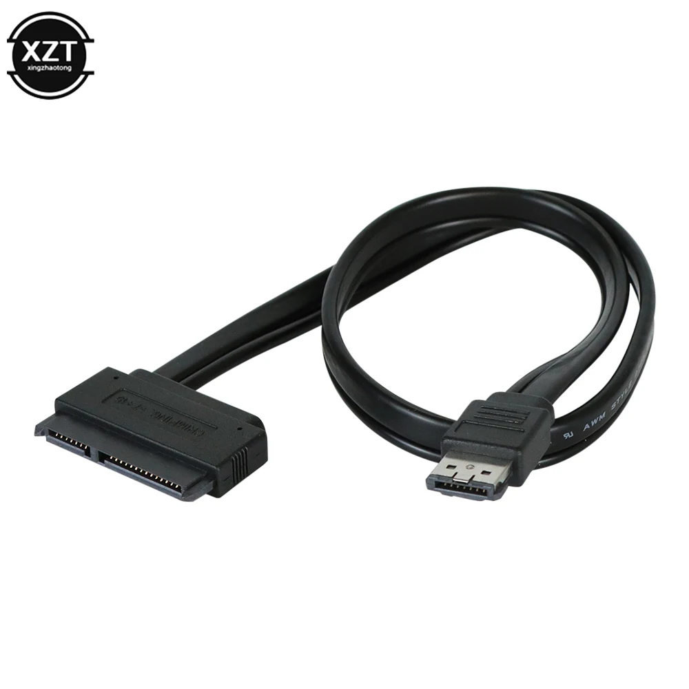 ESATA to SATA 7+15 HDD Data Cable 5V ESATA USB to SATA 22P Connection Cable 50cm Cable