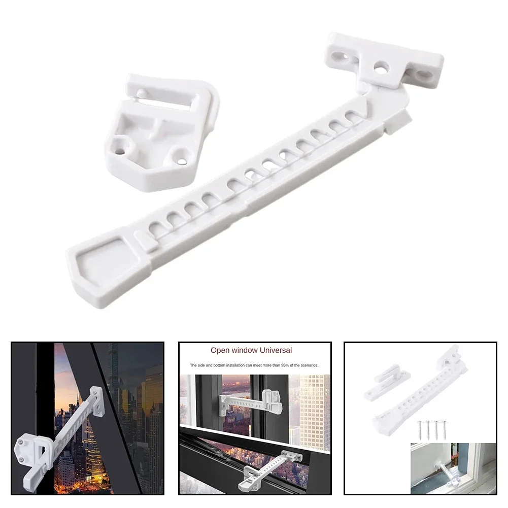 محدد النافذة الداخلية لحماية سلامة الطفل ، سدادة الموقف ، دعامة الرياح بابية ، قفل باب الأمن المنزلي وشاح #6