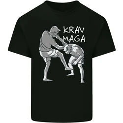 Krav Maga Mixed Martial Arts MMA Fighting Mens Cotton T-Shirt Tee Top Men's 100% Cotton Casual T-shirts Loose Top Size S-3XL