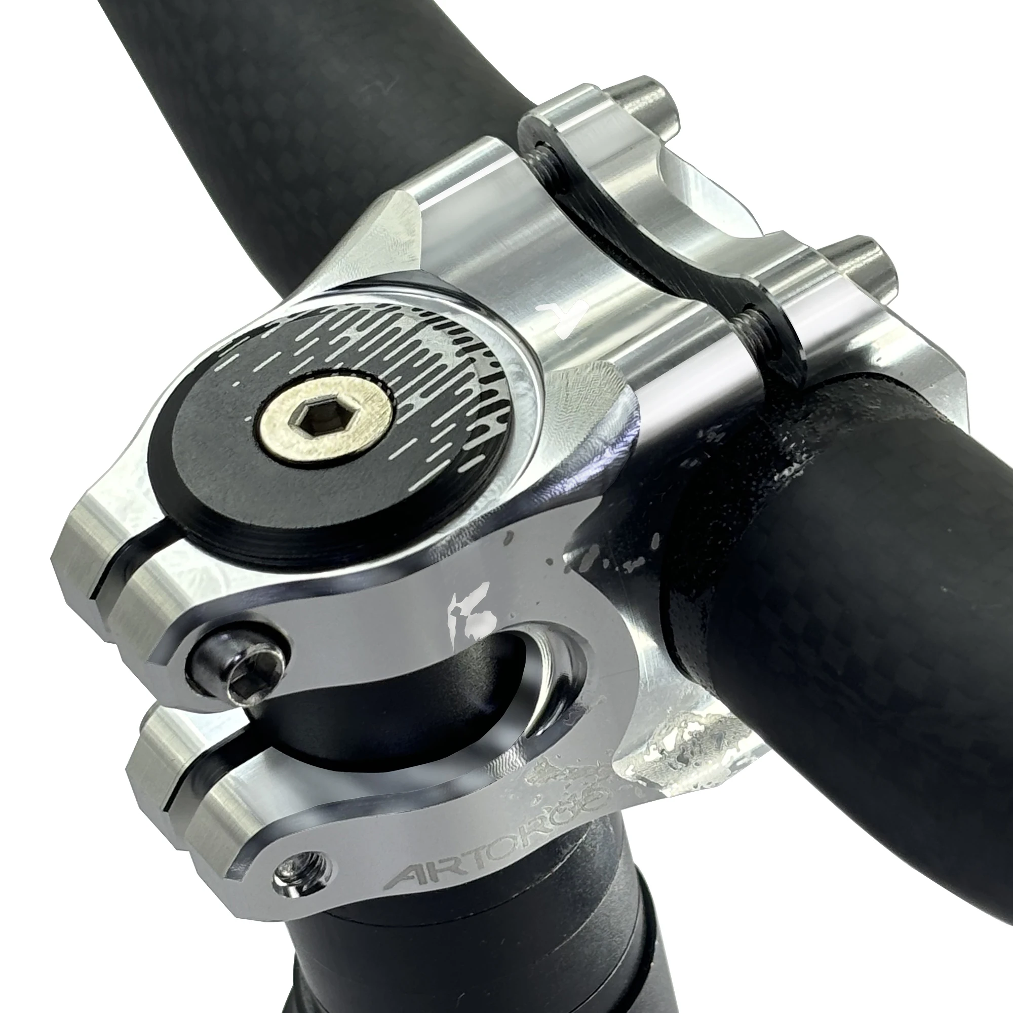ARTOROO Lekki wspornik kierownicy roweru górskiego MTB 31,8 mm ze stopu aluminium, krótki wspornik kierownicy roweru górskiego CNC Down Hill, akcesoria rowerowe