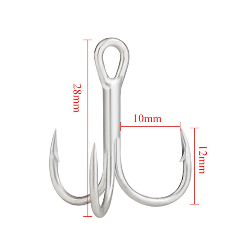 15/20pcs Fishinghook High Carbon Steel Trebles Triple Hooks Antirust Lure Fishinghook Hook Tip Sharps Fishing Accessories