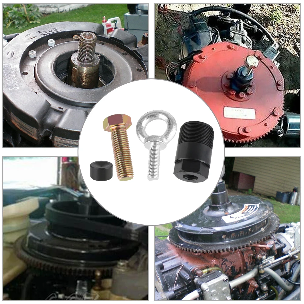 1 1/2"-16 Flywheel Puller For Mercury Mariner 91-849154T1 Flywheel Outboard Lift Ring Kit BTD028 Lift Ring Removal Tool