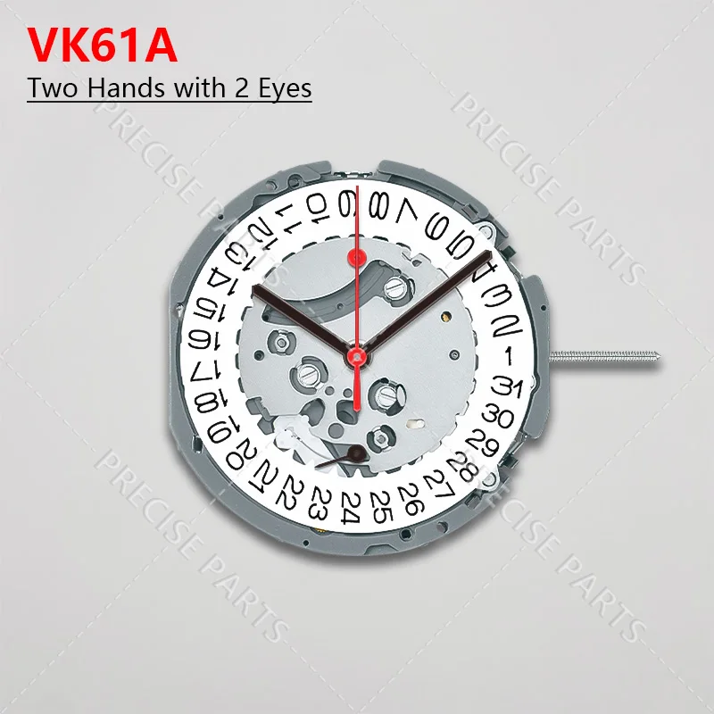 Japan VK61 Quartz Movement Date in 3 VK61A Movement Watch Movement Repair And Replacement Parts  ﻿