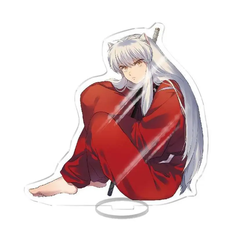 Anime Figure Inuyasha Sesshoumaru Higurashi Kagome Standing Giftsacrylic Stand Transparent Hot Selling Model Plate Holiday Gift