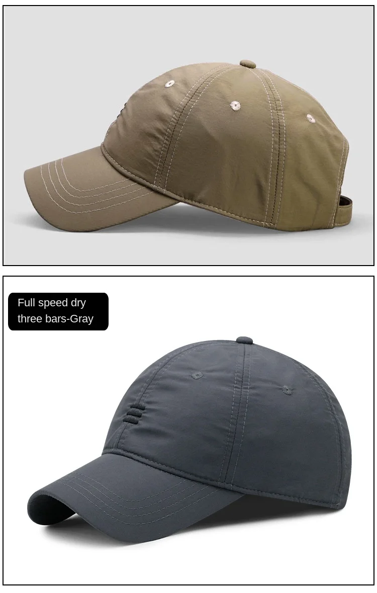 Großen Kopf Mann Plus Größe Baseball Kappe Männer Sommer Dünnen Stoff Mesh Sonnenhut Männliche Snapback Hüte M 55-60cm L 60-65cm gorras hombre – Detail 24