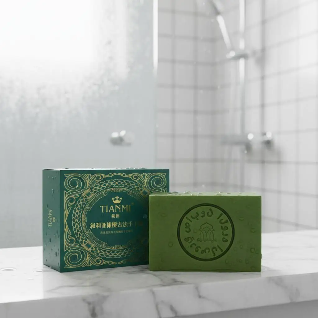 

Olive Oil Soap Bar 100g, Natural Handmade Cleanser For Face, Body & Hair, Olive Fruit Oil Provides Intense Hydration