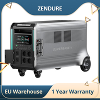 ZENDURE SuperBase V4600 Portable Power Station, 3000W 4608Wh LiFePO4 Battery, Expandable to 46080Wh, 120V/240V Dual Voltage,App