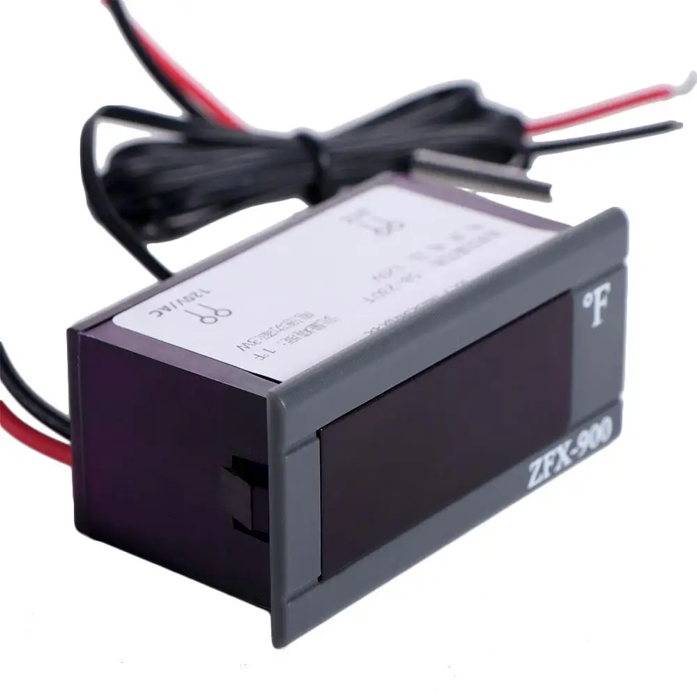 Intelligent Embedded Temperature Meter 220V Digital Temperature Display Panel with Sensor LED Panel Meter Temperature Controller