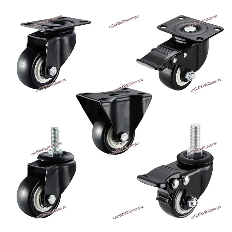 

1.5 Inch 2 Inch Industrial Caster Universal Wheel with Brake Directional Caster Boxed Gold Diamond Wheel