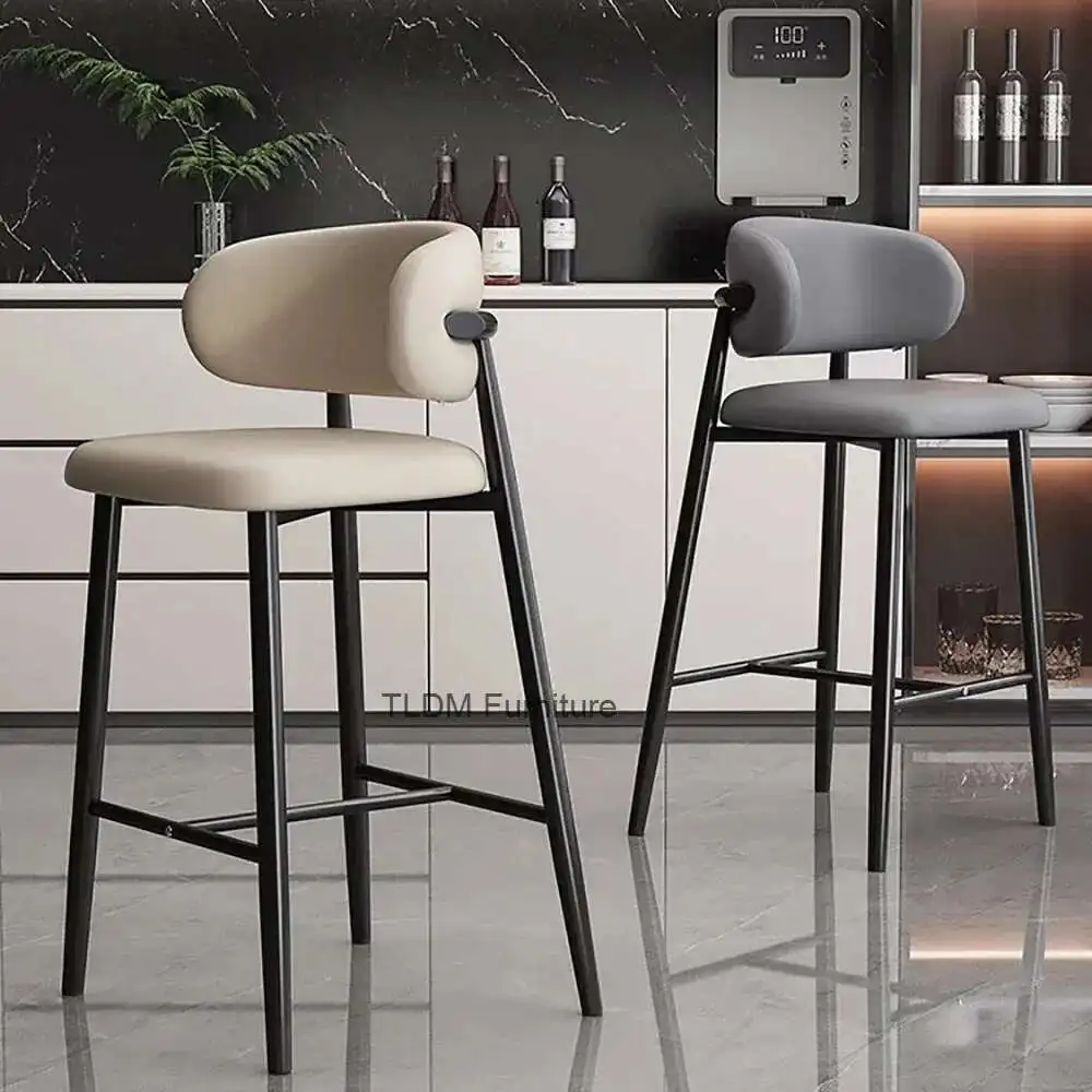 

Simple Nordic Chairs Bar Quality Design Ergonomic Luxury Party Chairs Delicate Fashion Silla Alta Para Barra Salon Furniture