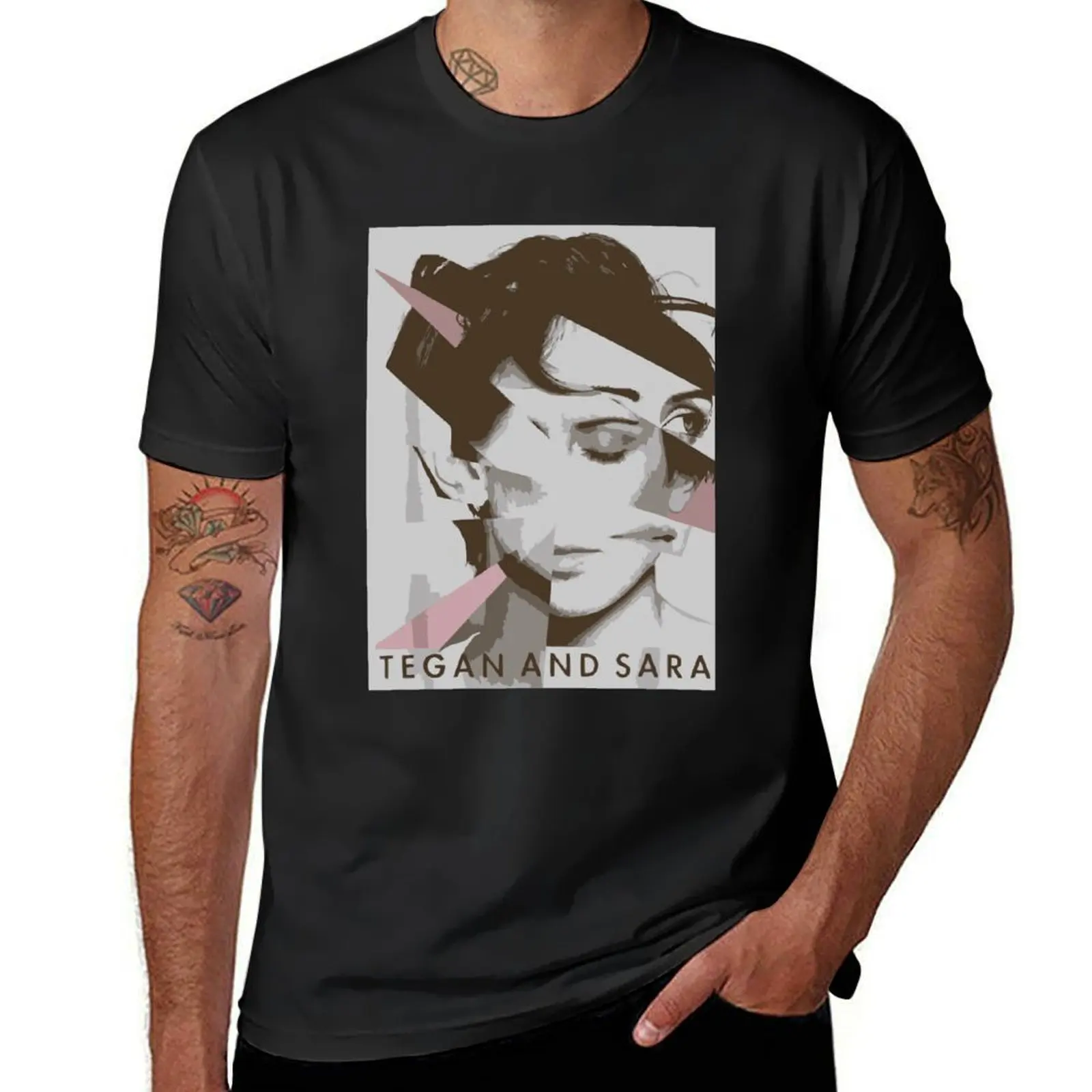 Tegan and Sara T-Shirt graphics oversized men clothings