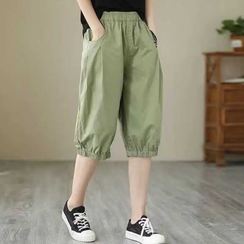 

Женские повседневные брюки-шаровары с высокой талией больших размеров, коллекция Harlan Sle Commute Faion Mid-Year Winter